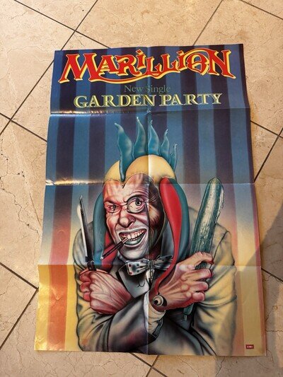 Marillion Original 1980s Retail Posters X 3