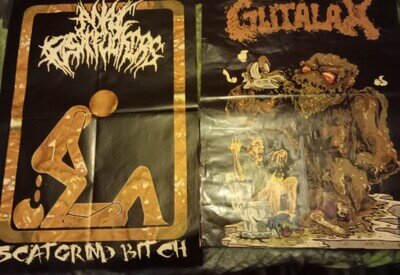Goregrind & Festival Posters / Flyers grindcore , Gutalax Spasm ,Bum Sick Etc..