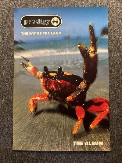 VERYCOOL VINTAGE 76x51CM LARGE RECORD STORE/BILLBOARD POSTER - PRODIGY (1997)