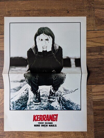 Trent Reznor Nine Inch Nails/Reef Kerrang! Double-Sided Poster