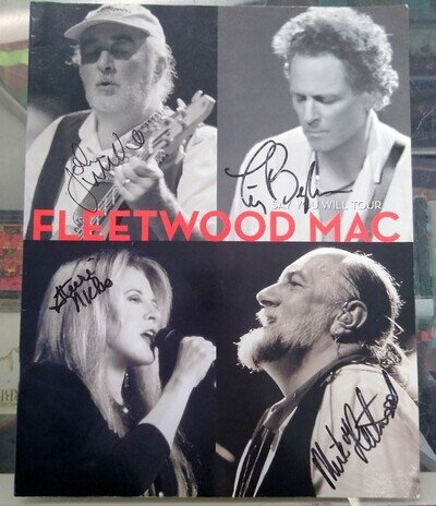 Fleetwood Mac "Say You Will" Tour Program ~ Autographs ~ Fully Signed by Band