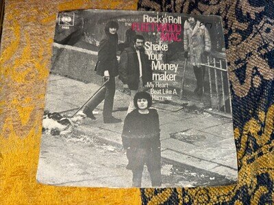 FLEETWOOD MAC: (w/Peter Green)Shake Your Moneymaker-Germany 7" 68 CBS RARE VINYL