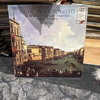 Monteverdi - Glories Of Venice - Ilse Wolf - Robert Tear - Stereo - UK 1981 EX
