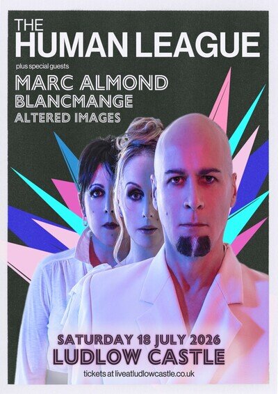 The Human League Ludlow Castle 2026 A3 A4 Print Poster Unframed