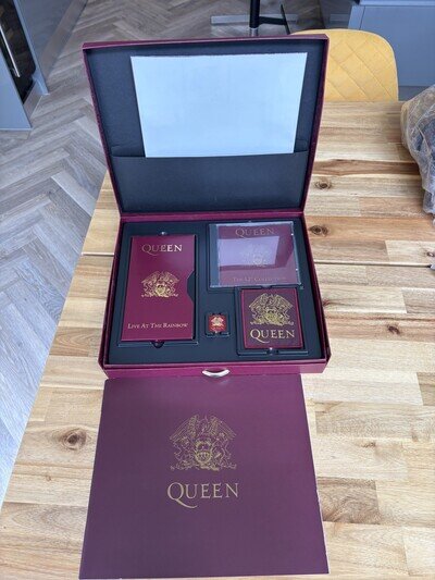 Queen Box Of Tricks Limited Edition - VHS, CD, Badge, T-Shirt, Patch, Poster