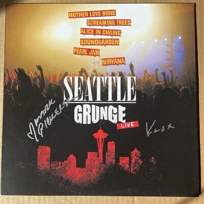 Seattle Grunge Live Vinyl Pearl Jam Nirvana Signed Krist Pickerel McCready