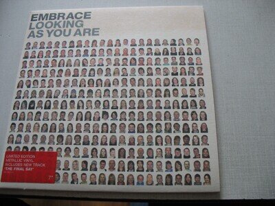 Embrace - Looking As You Are - Ltd. 7" vinyl,Unplayed.