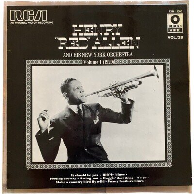 Henry Red Allen And His New York Orchestra Volume 1 1929 Vinyl Record RCA