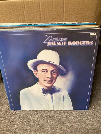 JIMMIE RODGERS 20 OF THE BEST, VINYL LP, NL89370, VG+