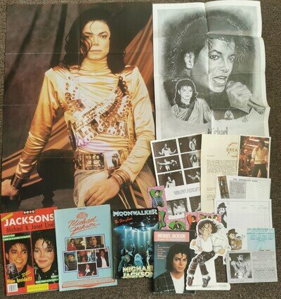 Michael Jackson, Vintage Collector's Items, Posters, Mags, Standee, etc G/VG