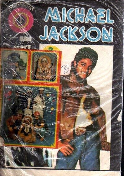 MICHAEL JACKSON 2 Color Posters 1984 - Size 11,81" x 7,87"