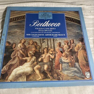 Beethoven - Violin Concerto In D, Opus 61 - Vinyl Record LP - 410 483-1