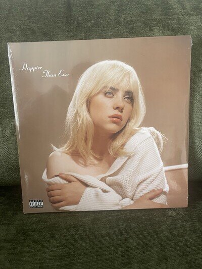 Bille Eilish - Happier Than Ever Cool Grey Vinyl LP / LIMITED EDITION + Mailer