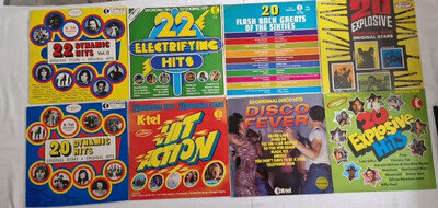 Job Lot K-Tel Vinyl LP, Compilations x 32 *UNTESTED*
