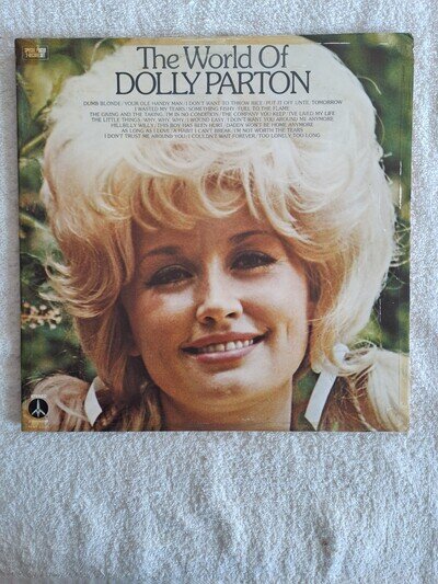 Dolly Parton - The World Of Dolly Parton Double Vinyl LP TESTED EXCELLENT 1972