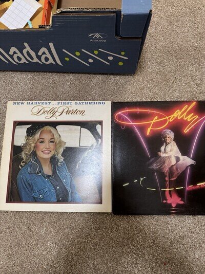 Dolly Parton Great Balls Of Fire & New Harvest 2 Vinyl LP Set