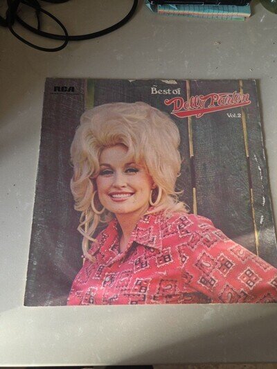 THE BEST OF DOLLY PARTON VOL 2 LP N MINT VINYL 1975 UK Album RCA 3236 Jolene etc