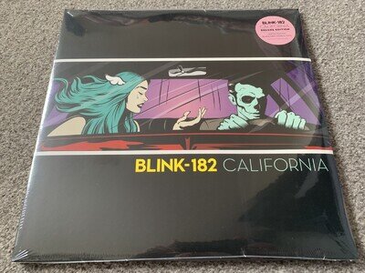 BLINK 182 - CALIFORNIA - RARE DELUXE PINK / BLACK VINYL LP DOUBLE ALBUM - SEALED
