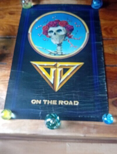 Grateful Dead Original Heavy Stock Poster Kelley Mouse 1978 Psychedelic Hippie