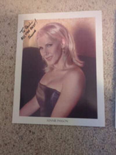 Sunnie Paxson Autograph Photo Jazz Musician Lot