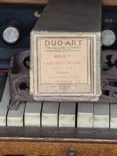 ANTIQUE DUO-ART PIANO ROLL KAMENNOI-OSTROW RUBINSTEIN