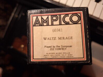 Ampico Player Piano Roll # 66941 Waltz Mirage RECUT