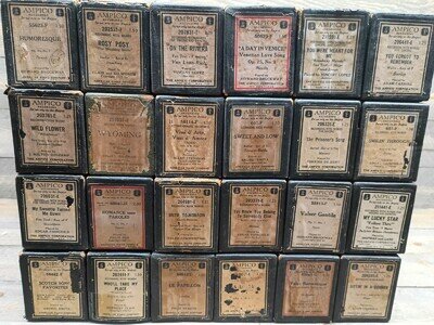 Ampico Player Piano Rolls, Lot Of 20 Assorted Rolls (lot B-64)