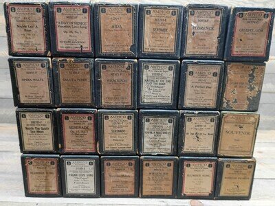 Ampico Player Piano Rolls, Lot Of 20 Assorted Rolls (lot B-14)