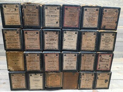 Ampico Player Piano Rolls, Lot Of 20 Assorted Rolls (lot B-4)