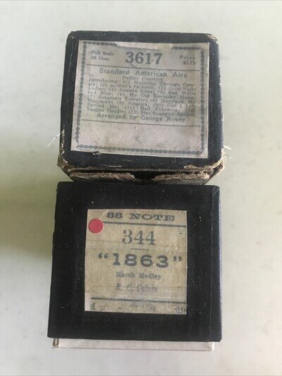 2 x 88 NOTE 3617 Standard American Airs CONNORIZED 344 "1863" Medley of Marches