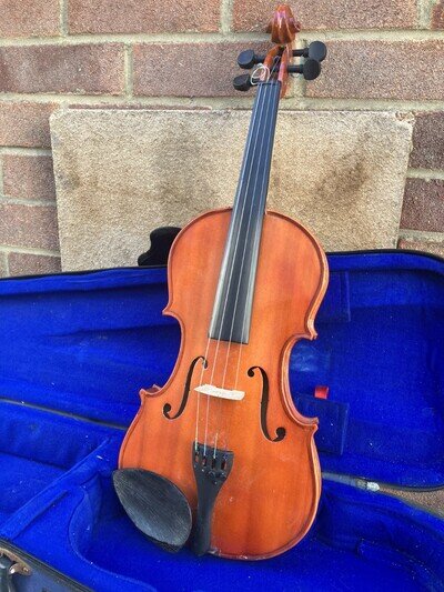 VINTAGE STENTOR PREMAVERA 4/4 VIOLIN WITH BOW AND CASE made for SOUND POST UK
