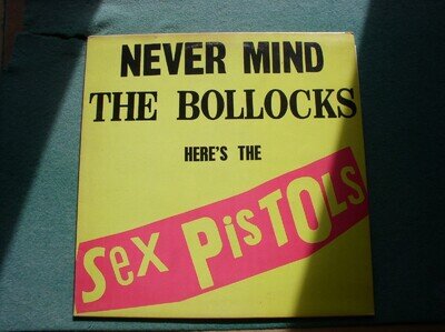 SEX PISTOLS: NEVER MIND THE BOLLOCKS VIL 12086 CON EX