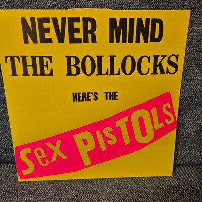 The Sex Pistols Never Mind The Bollocks Yellow Vinyl Virgin Records RARE