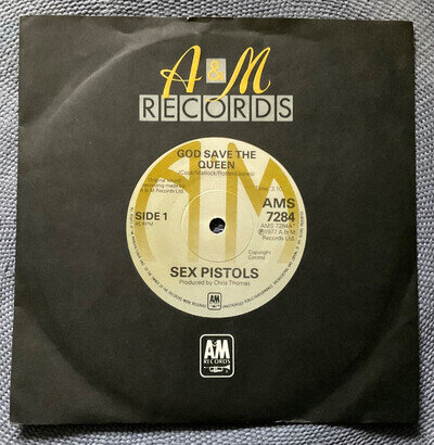 SEX PISTOLS - GOD SAVE THE QUEEN rare UK 1977 - 2003 / PUNK / MINT- !!!