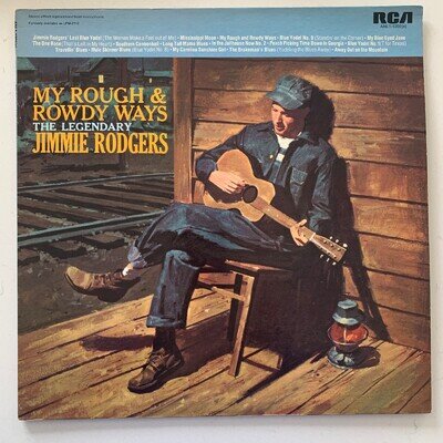 Jimmie Rodgers – My Rough And Rowdy Ways - 1975 US Vinyl LP - Very Good (VG+/NM)