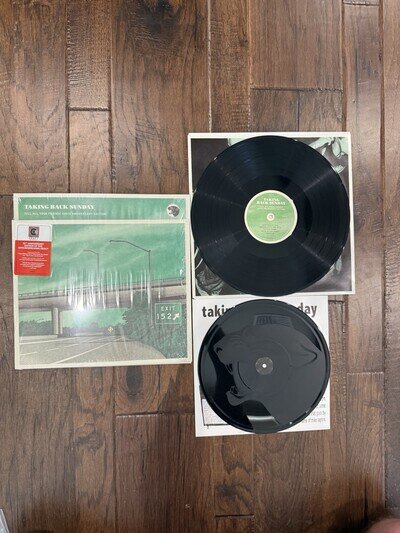 Taking Back Sunday Tell All Your Friends 20th Anniversary Vinyl LP with 10"