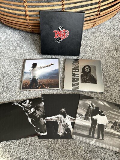 Michael Jackson Bad 25th Anniversary Deluxe Edition Boxset CD & DVD & Poster