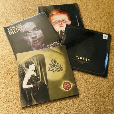 Job lot /4 12" vinyl lp records punk / rock / hard rock / metal / indie / stoner