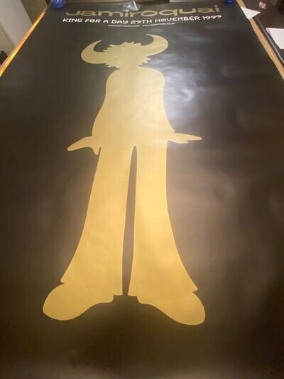 JAMIROQUAI - KING FOR A DAY -Original 1999 XL promo Poster 40 x 60 inch
