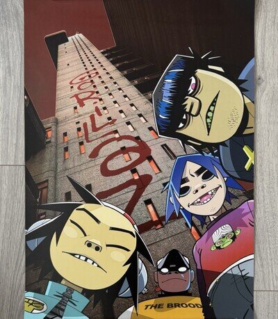 Gorillaz RARE Limited Edition House Of Kong Poster No. 6 A2 Unframed