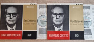 SAX 2408-9 ED1 Bach Brandenburg Concts Klemperer NM 2LP Columbia 1st B/S Sample