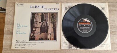 H.M.V CSD 3528 1st Factory Sample Bach Cantatas Giebel Hoffgen Thomas NM