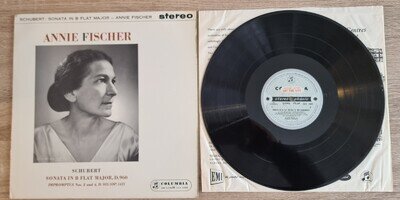 SAX 2402 blue/silver Sample Annie Fischer plays Schubert piano sonata D960 NM