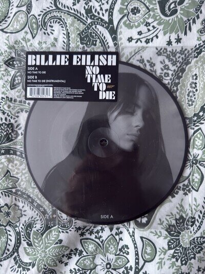 Billie Eilish No Time To Die Picture Disc 7” Vinyl