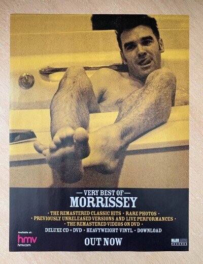 MORRISSEY BEST OF ORIGINAL MAGAZINE ADVERT A4 POSTER 2011