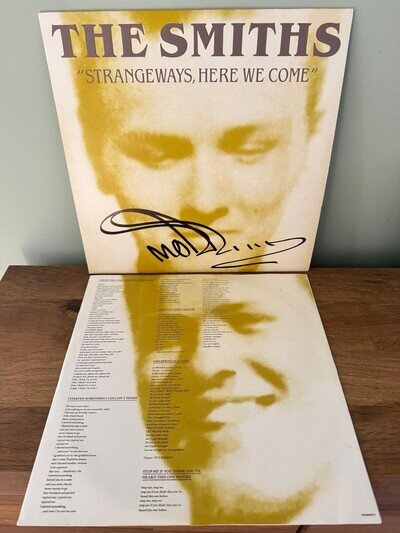 The Smiths (Morrissey) Strangeways Here We Come LP - Signed by Morrissey