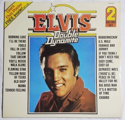 Elvis Presley Double Dynamite Vinyl Record Set PDA 057 NM Vinyl