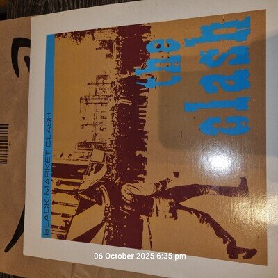 The Clash Black Market Clash 12-inch Vinyl Record LP Epic Records warped