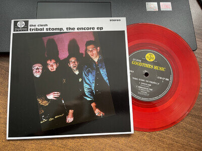 THE CLASH - RED VINYL - THE TRIBAL STOMP - 7" VINYL