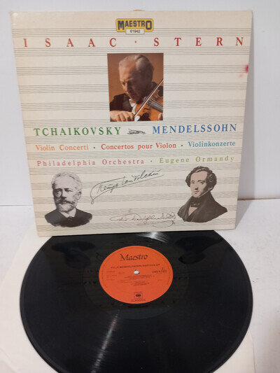 Vinyl LP Record maestro Isaac Stern Tchaikovsky Mendelssohn Concertos Ormandy